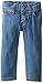 Wrangler Baby Girls' Five Pocket Styling with Embroidery and Patch Jean, Baby Blue, 12 Months