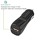 [Quick Charge 3.0] iVoler Adaptive Fast Charging 18W USB Car Charger for Samsung Galaxy S7/Edge/S6/Edge/Plus/Note 5, LG G5 and More [QC 2.0 & Type C Compatible] [with 6.6ft/2m Micro USB Cable]- Black