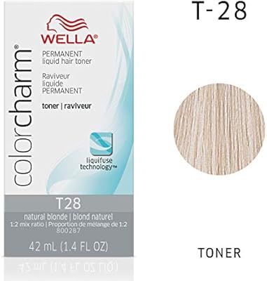 Wella Color Charm Permanent Liquid Hair Toner T28 Natural Blonde