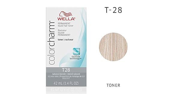 Wella Color Charm Permanent Liquid Hair Toner T28 Natural Blonde