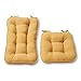 Greendale Home Fashions Jumbo Rocking Chair Cushion Set Hyatt Fabric, Cream