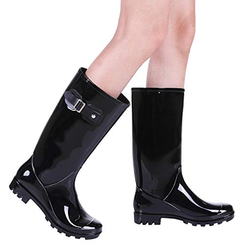 narrow calf rain boots
