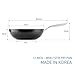 TECHEF - Onyx Collection, 12-Inch Nonstick Flat Bottom Wok/Stir-Fry Pan - PFOA Free, Dishwasher and Oven Safe, Made in Korea