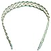 CoverYourHair Metal Headband - 6 Pack Hard Headbands - Gold Woven Pastel Colored Hairbands