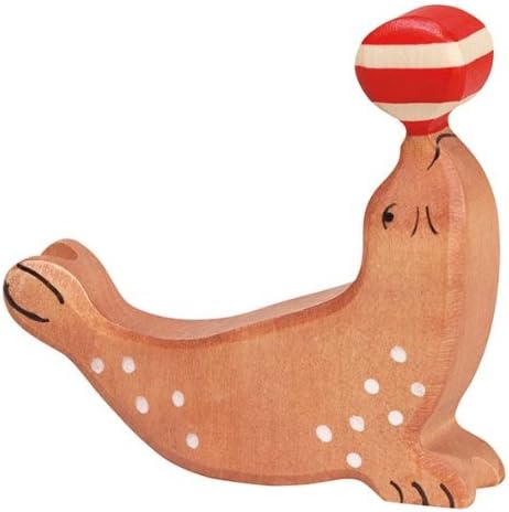 Holtztiger HT80205 Seal with Ball, Assorted Colours