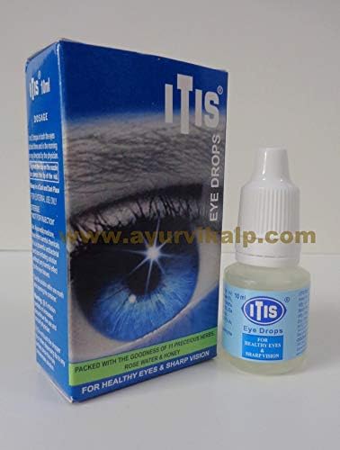 ITIS Ayurvedic Eyes Drops, 10 ml Each (Lot of 5), Expiry 2021