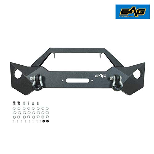 EAG Rock Crawler Front Bumper with Fog Light Holes Fit for 20202022 JT Gladiator Pricepulse