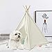 UKadou Pet Teepee Tent for Dogs Cute Dog Teepee Tent Bed Modern Pet Teepee Tent House with Floor Puppy Beds for Small Dogs Portable Indoor Dog House Cat Tent Bed Tipi Rabbits Pet House 24Inch