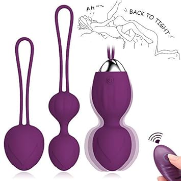 Lust Bullet Vibrator für sie Klitoris und G-punkt,Liebeskugeln Vibration 3er Set mit Fernbedienung,Beckenbodentrainer für Fra