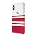 Incipio Apple iPhone X Kate Spade New York Protective Hard-Shell Case - Charlotte Stripe Red/Red Glitter