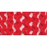 Wrights 117-400-076 Polyester Baby Rick Rack Utility Trim, Scarlet, 4-Yard