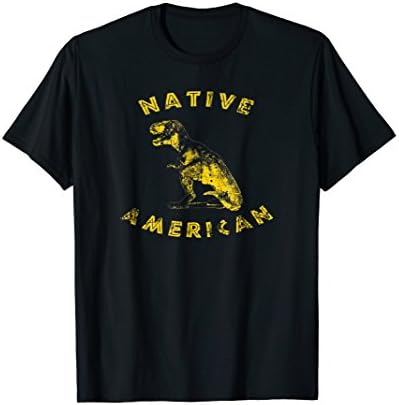 Native American T-Rex Dinosaur Funny T Shirt