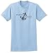 Boat Captains Shirt What Happens On The Boat Stays On The Boat Short Sleeve T-Shirt X-Large Light Blue