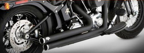 Vance Hines Big Shot Staggered Exhaust 4 Softail 86-10