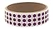 ChromaLabel 0.25 Inch Round Label Permanent Color Code Dot Stickers, 1000 Labels per Roll, Purple
