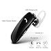 GLCON G-01 Wireless Bluetooth Headset with Mic, Voice Control Earpiece, Caller Number Prompt, Hands Free Phone Ear Piece with Microphone Buds for iPhone X 8 plus,Galaxy S9 S8 Note 8 Cell Phones, Black