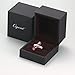 Caperci Sterling Silver Bypass Cubic Zirconia and Created Ruby Ring