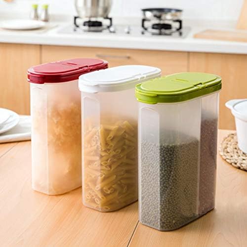 Kitchen Cereal and Dry Food Storage Container Airtight Lid Suitable for Cereal, Flour, Sugar, Coffee, Rice, Snacks, Pet Foo