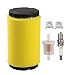 Butom 793569 Air Filter 793685 Pre-Filter for Briggs & Stratton John Deere GY21055 MIU11511 Lawn Mower Tractor with Fuel Filter Spark Plug