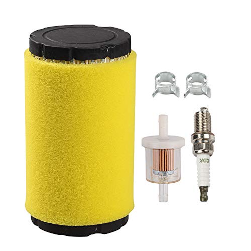 Butom 793569 Air Filter 793685 Pre-Filter for Briggs & Stratton John Deere GY21055 MIU11511 Lawn Mower Tractor with Fuel Filter Spark Plug