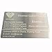 Ebamaz Metal Business Card Aluminum Plate for Laser Engrave or Sublimation Print 86X54X0.2mm Pack of 25PCS (Black, Blank,Thin,Not Suitable as luxury Business Card)