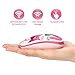 Jelly Comb 2.4G Slim Wireless Mouse with Nano Receiver, Less Noise, Portable Mobile Optical Mice for Notebook, PC, Laptop, Computer, MS001 (Fox)
