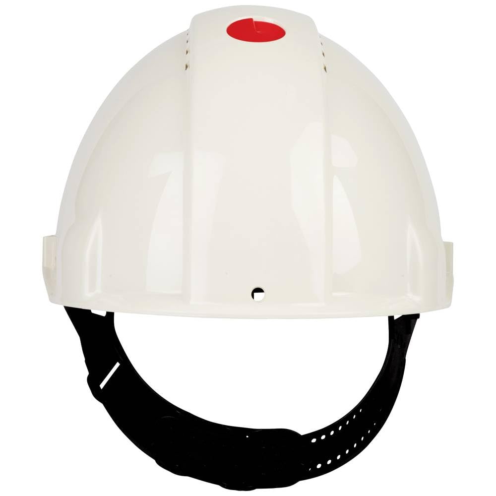 3M Hard Hat, Uvicator, Pinlock, Ventilated, Leather Sweatband, White, G3000DUV-VI
