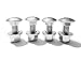 Skid Shoe Bolts 4PK Carriage MTD, Cub Cadet Snow Blower (5/16-18) 3/4
