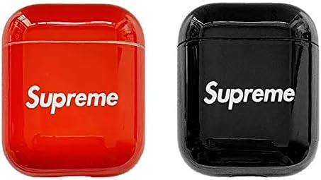 Airpods Cases Street Fashion Supreme Protector (Black)