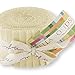 Moda Basics Bella Solids Snow 9900-11 Jelly Roll, 40 2.5x44-inch Cotton Fabric Strips