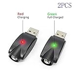 Ego Smart USB Charger for 510 Thread USB Charging with Overcharge Protection 2- Pack (Wireless)