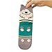 V28® Women's Cute Owl Various Pattern Mixed Color Soft Socks (One Size, 5 Mixed Dogs)