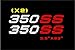 Chevrolet 350 SS Decals Chevy Sticker Engine 5.7 V8