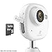 EZVIZ Mini Plus CV-200 Indoor Day & Night 1080p Wi-Fi Cloud Camera with 16GB microSD Card, 2.8mm Fixed Lens, 30 fps, White