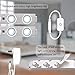 Vanity Lights,Hollywood Lights 4-FQ Makeup Strip Lights Vanity Mirror Lights Kit 9.8FT Makeup Lights Stick on Touch Dimmer White 60 Led Module Lights Plug in Led Lights for Mirror Vanity Table