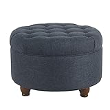 Homepop Home Decor | Large Button Tufted Woven