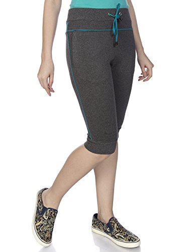 goldstroms women's solid polo yoga/sports capri