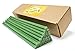 GP Natural Beeswax Honey Eco Green Color Candles in Gift Box (Natural Cotton Wicks, Dripless, Smokeless, 8 Inches (20 cm) 30pcs)
