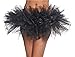 Tutus for Women 5-Layered Tulle Tutu Party Dance Skirt Ballerina Dress Petticoat Tutu Skirt, Black Tutu