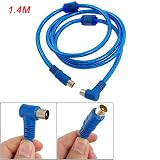 1.4M TV Coaxial RF Cable Digital Satellite Connector