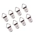 110 Pcs Triangle Ring Picture Hangers Shape Nail Non-Trace Hangers Single Hole with Screws for Home Decoration Creative Picture with Transparent Box