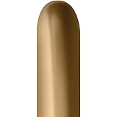 Betallatex 57348 Reflex Gold Latex Party Balloons, 260B, Gold, Pack of 50