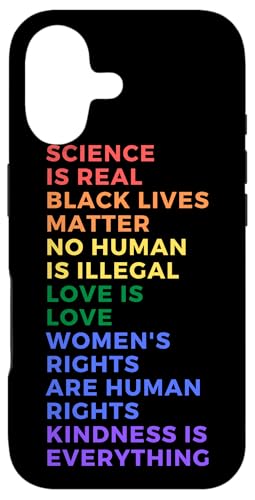 Science is Real Black Lives Matter LGBT Pride Love Women Case for iPhone 17