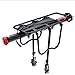 Fairbridge 110 Lbs Capacity Aluminum Alloy Bicycle Rear Rack Adjustable Pannier Bike Luggage Cargo Rack Bicycle Carrier Racksthumb 1