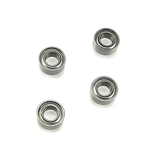 4pcs 3x6x2.5mm MR63-ZZ Precision Ball Bearings Chrome Steel, Metal Shield