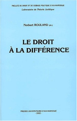 Le  droit à la différence