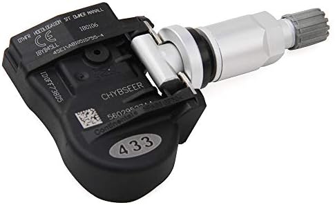 433MHz TPMS Sensors Compatible with Chrysler Dodge Avenger Caliber Grand Caravan Journey Charger Magnum 56029527AA 68001698AA 68001698AC Tire Pressure Monitoring System Sensor Replacement Parts (1)