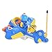 FunsLane Radio Control Cartoon Airplane Toy R/C Toy with Music and Light for Toddlers
