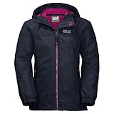 Jack Wolfskin Girl’s G Iceland 3-in-1 Waterproof Insulated System-Zip Jacket