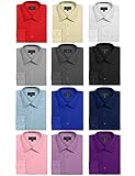 JD Apparel Men's Regular Fit Dress Shirts
